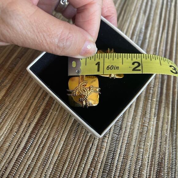 Vintage Authentic Chanel clip on Earrings w/Box - Picture 8 of 12